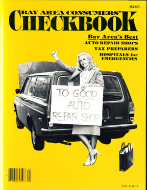First issue of Bay Area Consumers' Checkbook